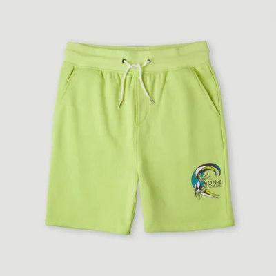 Pantalón corto O'NEILL chándal para niño CIRCLE SURFER SWEATSHORTS Ref. 4700003 verde lima