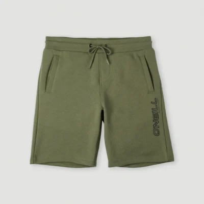 Pantalón corto O'NEILL chándal para niño ALL YEAR JOGGER SHORTS Green Ref. 4700006 verde caqui logo pierna