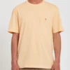 Camiseta Hombre VOLCOM manga corta básica STONE BLANKS - CREAM BLUSH Ref. A3512056_CBS crema