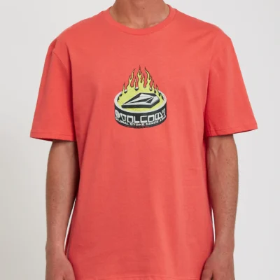 Camiseta Hombre VOLCOM manga corta TUNA - CAYENNE Ref. A3512210_CAY rojo claro