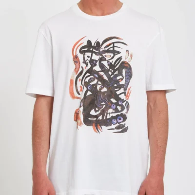 Camiseta VOLCOM manga corta hombre MARLAND - WHITE Ref. A3512213_WHT blanca