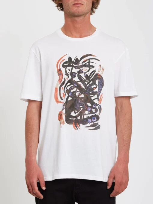 Camiseta VOLCOM manga corta hombre MARLAND - WHITE Ref. A3512213_WHT blanca