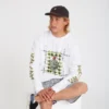 Camiseta VOLCOM manga larga hombre RICHARD FRENCH - WHITE Ref. A3612204_WHT blanca calavera