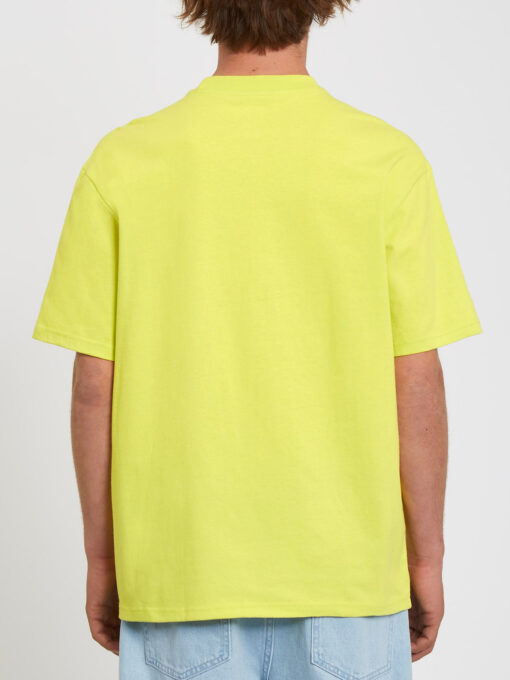 Camiseta VOLCOM manga corta hombre -ZOMBIE HANDS - LIMEADE Ref. A 4312217_LMA amarilla lima