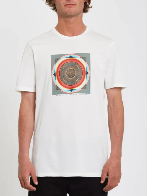 Camiseta VOLCOM manga corta hombre HOMAS HOOPER - CLOUD Ref. A5012210_CLO blanca Featured Artist