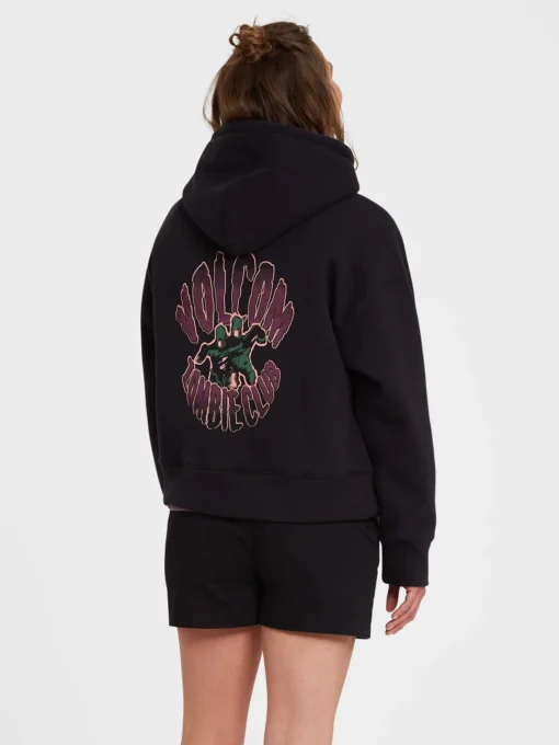 Sudadera VOLCOM para mujer con capucha VOLTRIP - BLACK Ref. B4112205_BLK negra