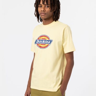 Camiseta DICKIES hombre Manga corta clásica Icon Logo Pale Banana Ref. DK0A4XC9C33 amarilla logo pecho