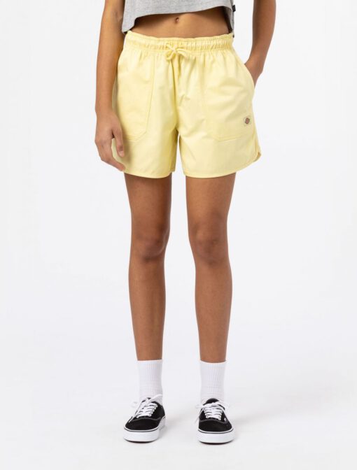 Bermudas corta DICKIES Short mujer casual y cómodos VICTORIA Pale Banana Ref. DK0A4XCFC331 amarillo