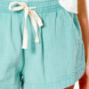 Pantalón algodón RIP CURL corto práctico y cómodo para Mujer Shorts Classic Surf Teal Ref. GWANC9 azul