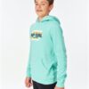 Sudadera RIP CURL niño con capucha Mama Whashed aqua Ref. KFEHV4 azul agua logo pecho