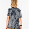 Camiseta RIP CURL Niño manga corta surfera Origin Dyed black Ref. KTEVR9 negra con degradado