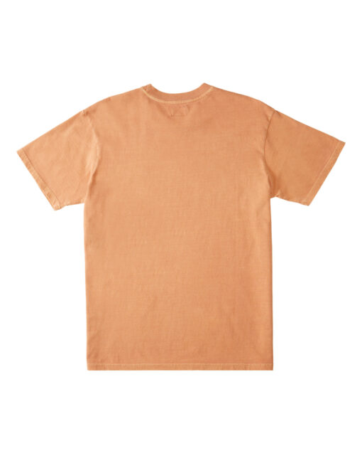Camiseta BILLABONG para hombre manga corta Mesa Wavewash DUSTY PINK Ref. C1JE25BIP2 rosa salmón lisa