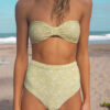 Sujetador de bikini BILLABONG 1 pieza bandeau para Mujer Little Whispers lime Ref. C3ST39BIP2 lima flores blancas