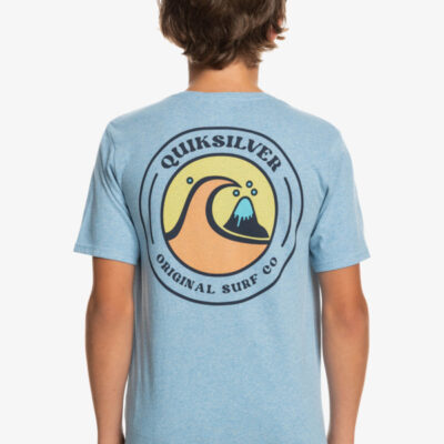 Camiseta QUIKSILVER manga corta niño surfera Closed Bubble Closed Bubble Ref. EQBZT04440 azul logo espalda
