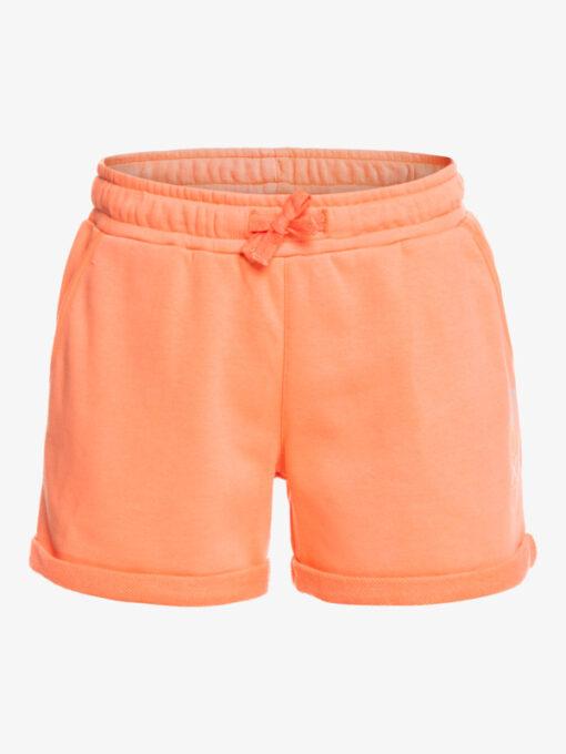Pantalón corto ROXY Short chándal con tejido orgánico para niña Happiness Forever DESERT FLOWER (mge0) Ref. ERGFB03234 naranja