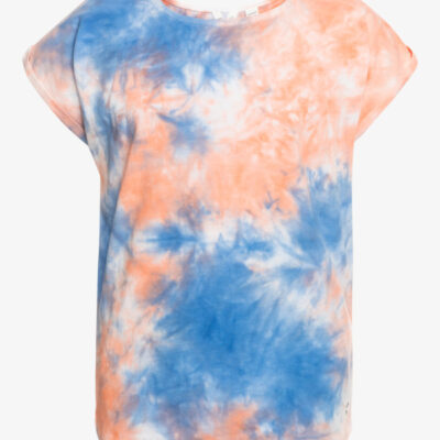 Camiseta ROXY niña manga corta African Sunset TROPICAL PEACH WATER TIE DYE (mdr6) Ref. ERGKT03191 degradado