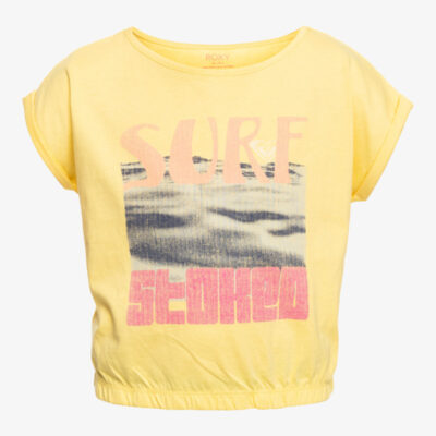 Camiseta ROXY niña manga corta surfera Everything I Want SUNSHINE (yeq0) Ref. ERGZT03869 amarilla