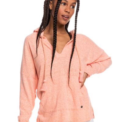 Sudadera ROXY con capucha suaver para Mujer Paddle Out FUSION CORAL (mhf0) Ref. ERJKT03847 coral