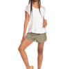 Camiseta ROXY manga corta con encaje para Mujer Crystal Water SNOW WHITE (wbk0) Ref. ERJKT03853 blanca