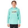 Sudadera RIP CURL niño con capucha Mama Whashed aqua Ref. KFEHV4 azul agua logo pecho