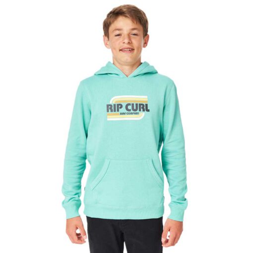 Sudadera RIP CURL niño con capucha Mama Whashed aqua Ref. KFEHV4 azul agua logo pecho