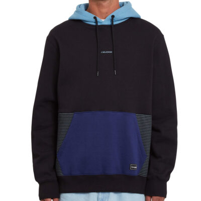 Sudadera VOLCOM Hombre con capucha FORZEE - Black Ref. A4112210 negra/azul