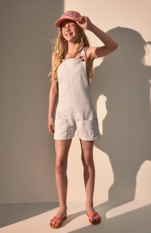 Mono corto O'NEILL fluido niña DUNGAREE lilac Ref. 1300017 lila/blanco rayas