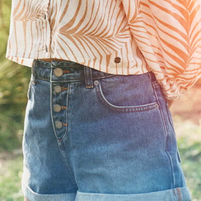 Pantalón corto ROXY Short vaquero para Mujer Authentic Summer High BLUE (bnjw) Ref. ERJDS03277 azul tejano