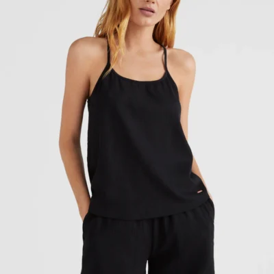 Camisa top O'NEILL tirantes para mujer AVA BEACH TANKTOP casual wear black out Ref.1850031 negra