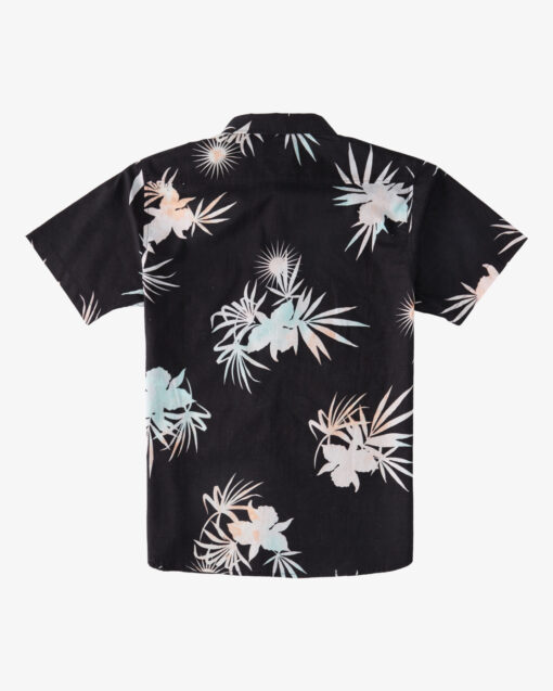 Camisa de Manga Corta Hombre BILLABONG ref C1SH25 Sundays Floral SS SHIRT Ref. 0019 Black estampado tropical