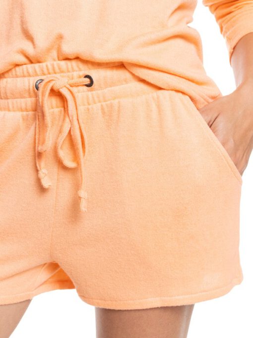 Pantalón corto ROXY Short chándal de viscosa para Mujer Forbidden Summer -ref.erjns03362 mgeo-rosa salmon