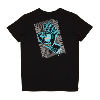 Camiseta SANTA CRUZ manga corta niño Youth split strip hand t-shirt Ref. SCA-YTE-1187 black-negro