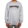 Sudadera THRASHER Hombre sin capucha Skate Mag crewneck Ref. 112103 Gris clara logo negro