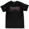 Camiseta THRASHER Hombre manga corta double flame (neon) T-Shirt Ref. TSR-145092 black -negra y fluo