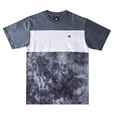 Camiseta DC Shoes hombre manga corta Deep End (kvjo) Ref. EDYKT03520 gris y blanca