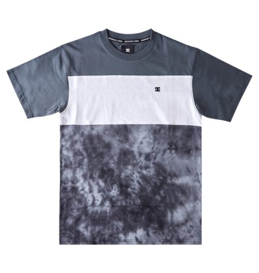 Camiseta DC Shoes hombre manga corta Deep End (kvjo) Ref. EDYKT03520 gris y blanca