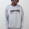 Sudadera THRASHER Hombre sin capucha Skate Mag crewneck Ref. 112103 Gris clara logo negro