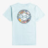 Camiseta BILLABONG surfera manga corta niño rotor diamond ss boy Ref. c2ss30 bip2 coastal-azul claro