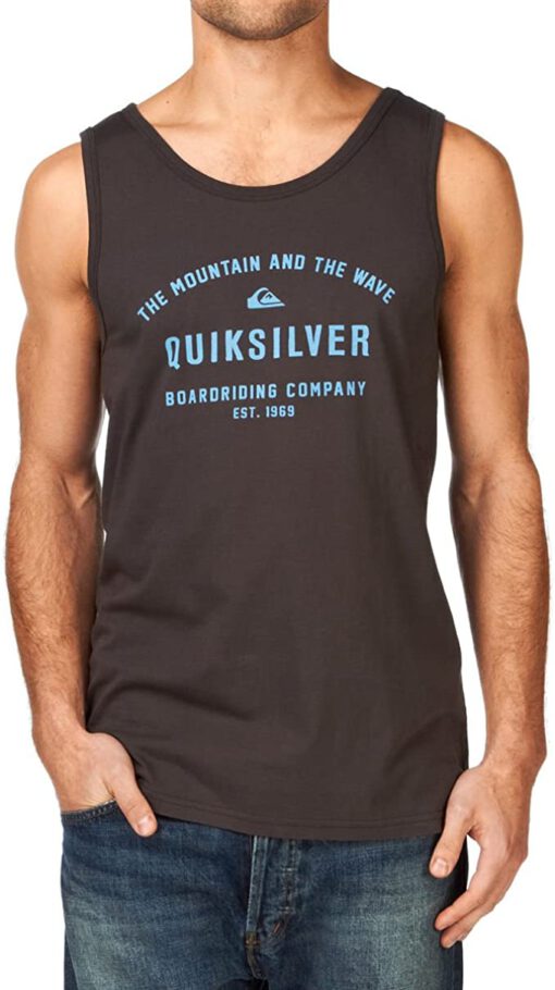 Camiseta QUIKSILVER surfera tirantes para hombre Organic singlet (ktao) Ref. EQYZT00047 azul logo pecho