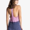 Camiseta deporte Mujer ROXY Tirantes Gym técnica poliéster Ref. ERJKT03042 lila y azul