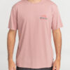 Camiseta BILLABONG para hombre manga corta surfera lounge SS dusty pink Ref. c1ss30 rosa claro