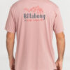 Camiseta BILLABONG para hombre manga corta surfera lounge SS dusty pink Ref. c1ss30 rosa claro