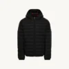 Chaqueta capucha Jott de plumas pato Niño HUGO NOOS BASIC P000KDOW01 999-NOIR Justoverthetop Color negro
