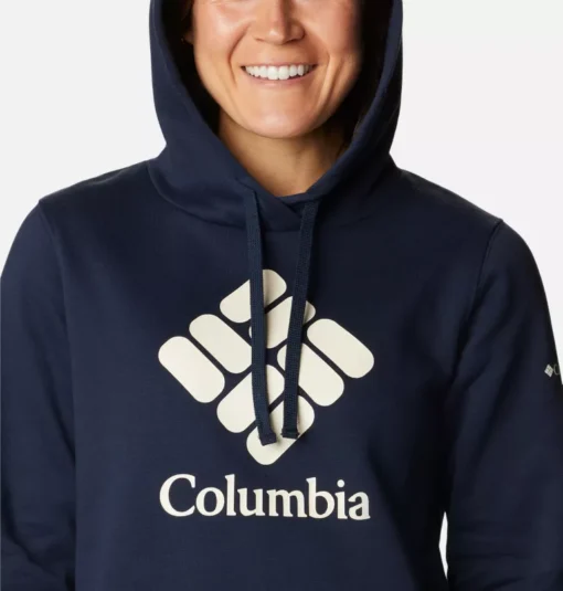Sudadera COLUMBIA con capucha logotipo de trek™ graphic hoodle para mujer Ref. 1959881467 Azul marino