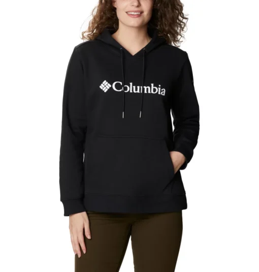 Sudadera COLUMBIA con capucha con logotipo de Columbia™ para mujer Ref. 1895751012 Negro logo pecho