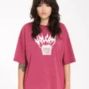 Camiseta corta VOLCOM Mujer manga corta ref-B3532313_(WNE) VOLTRIP TEE Rosa intenso