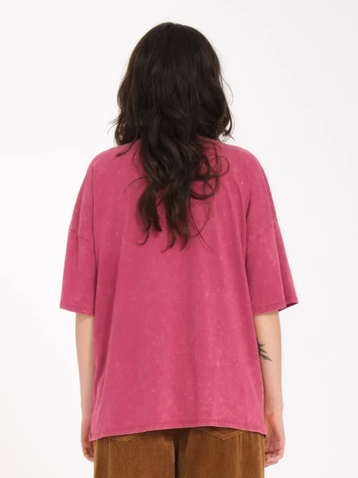 Camiseta corta VOLCOM Mujer manga corta ref-B3532313_(WNE) VOLTRIP TEE Rosa intenso