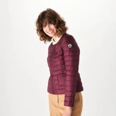 Chaqueta Jott de plumas pato FW22WDOW16 - 461 AUBERGINE DOUDA Justoverthetop Berenjena