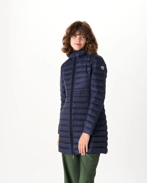 Chaqueta con capucha Jott midi de plumas pato Mujer VERO