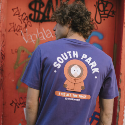 Camiseta HYDROPONIC hombre divertida manga corta SOUTH PARK KENNY BLUE VIOLET Ref. 22504-02 violeta/morado
